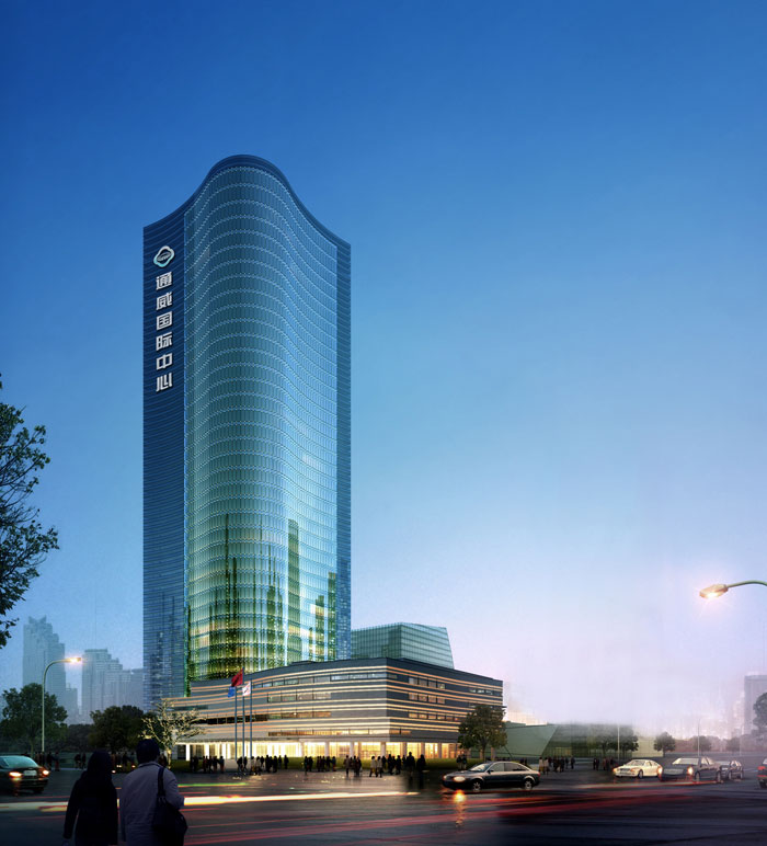 韦德网站官方入口国际中心夜景效果图